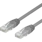 Deltaco TP-620, 20 m, Cat6, U/UTP (UTP), RJ-45, RJ-45, Grau