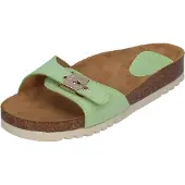 Scholl Damenschuhe Pantoletten NINA - pale green, Größe:41 EU