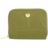 Dudu Toys Praktische und elegante Damen Brieftasche aus hochwertigem Leder in Olivgrün