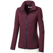 Casual Looks Fleecejacke , Damen, Gr. 38, rot (burgund), 100% Polyester, unifarben, Jacken Fleecejacke