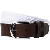 Hackett London für Herren. HM413225 Fallschirmgürtel weiß (S), Lässig, Polyester