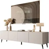 Lookway RTV-Schrank COLGANTE KASCHMIR 200 cm auf schwarzen Beinen