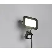 Meine Wunschleuchte LED Fluter zur Fassadenbeleuchtung, Strahler mit Bewegungsmelder, 20Watt Schwarz