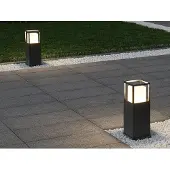 Meine Wunschleuchte LED Sockelleuchten Bauhaus-Stil 2er SET Ideen Gartenwegbeleuchtung mit Strom