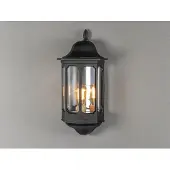 Meine Wunschleuchte LED Außenwandleuchte, Außenwandlaterne Landhausstil, Fassadenbeleuchtung Schwarz