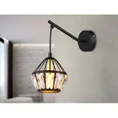 Meine Wunschleuchte Ausgefallene LED Wandleuchte, moderne Glaskristallen Wandlampen fürs Wohnzimmer