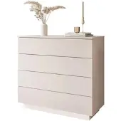 Lookway KOMMODE LINA KASCHMIR 95 cm mit LED-Beleuchtung Push-Open-System
