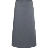 Karlowsky Fashion Karlowsky Basic Bistroschürze, 100 x 75 cm, Schürze mit durchgehendem Band aus Schürzenstoff, Farbe: anthrazit