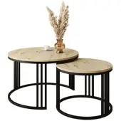 Lookway Runder Couchtisch 2in1 LORI LOFT