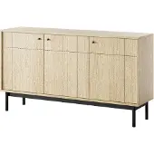 Stylmeble24 Kommode JAPIS PS K-154 – 153,5 cm – Eiche Linea