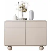 Stylmeble24 Moderne TV-Kommode ALBA 108 cm -Sideboard in Kaschmir