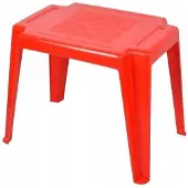 OER Kunststoff-Gartentisch für Kinder Lolek rot