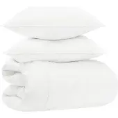 vidaXL Bettwäsche-Set 200 x 240 cm Keine Baumwolle, Bambus, Polyester