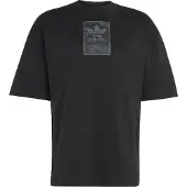 Adidas Originals T-Shirt ORIGINALS "CAMO TEE ZUNGENLABEL", Herren, Gr. S, schwarz, Obermaterial: 100% Baumwolle, Shirts T-Shirt, für Erwachsene, sportlicher Stil, ohne Verschluss, aus Baumwolle