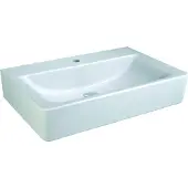 Ideal standard Connect Waschtisch, 1 Hahnloch, ohne Überlauf, 650x460x175mm, E8106MA, Farbe: Weiß mit Ideal Plus