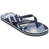 Quiksilver Sandale "Molokai Art", Herren, Gr. 7(40), blau (schwarz 6), Obermaterial: 100% Synthetik, Futter: 100% Synthetik, Laufsohle: 100% Schwammgummi., Schuhe Sandale