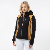 Sun Valley Skijacke Korp W Schwarz/Camel Schwarz L