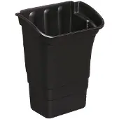 Rubbermaid Commercial Products 30.3L Refuse Bin - Black (Pack of 2)