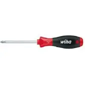 Wiha Schraubendreher SoftFinish Pozidriv mit Rundklinge auf SB-Karte - 39598