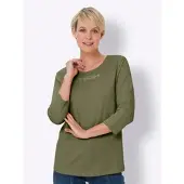 Sieh an! 3/4-Arm-Shirt in oliv | Gr.: 48
