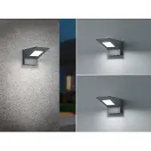 Meine Wunschleuchte LED Außenwandleuchten Set Downlight Anthrazit Fassadenbeleuchtung Terrassenlampe