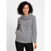 Inspirationen WITT WEIDEN Sweatshirt in grau-graphit-bedruckt | Gr.: 40