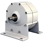 OEM Windkraftgenerator, getriebeloses Design, Niedrigdrehzahlbetrieb, 3000W mit Basis, 48V
