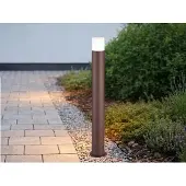 Meine Wunschleuchte LED Wegeleuchte Aluminium Rostoptik Höhe 80cm, Einfahrt & Garten Wegbeleuchtung