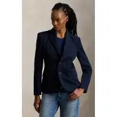 Ralph Lauren für Damen. 211B16851001 Klassische Americana marineblau (44), Lässig, Polyester