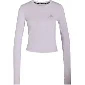 Adidas Laufshirt PERFORMANCE "ADI365 RUNNING ESSENTIALS LONGSLEEVE", Damen, Gr. XL, frozen lila, Obermaterial: 88% Polyester, 12% Elasthan, Rundhals, Shirts Laufshirt
