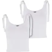 Urban Classics Tanktop "Ladies Tied Basic Jersey Top 2-Pack"