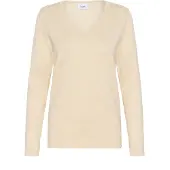Saint tropez "MilaSZ LS V-Neck Pullover" Regular fit, Viskosemischung