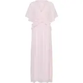 Saint tropez Midikleid SAINT TROPEZ "Damen Kleid LindzySZ", Damen, Gr. XXL, N-Gr, pink (pink tulle), Obermaterial: 100% Polyester PES., Kleider Midikleid