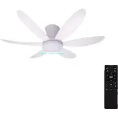 OEM Deckenventilator Licht, 3 Farbtemperaturen, 6 Geschwindigkeitsstufen, 6-Klingen