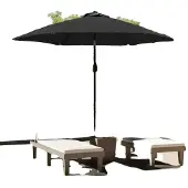 OEM Sonnenschirm-Baldachin, 300 cm Durchmesser, langlebiger Outdoor-Schutz, armeegrün