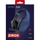 Trust GXT 415B Zirox, Kabelgebunden, Gaming, 20 - 20000 Hz, 253 g, Kopfhörer, Blau