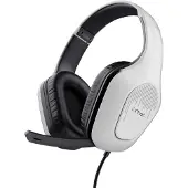 Trust Gaming GXT 415PS Zirox Leichtes Gaming Headset für Playstation 5 mit 50-mm-Treiber, 1,2 m Kabel, 3,5-mm-Audioanschluss, Hochklappbares Mikrofon, Over-Ear PS5 Kopfhörer mit Kabel - Weiß