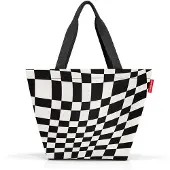 Reisenthel shopper M, Einkaufstasche, Tragetasche, Op-Art, 15 L, ZS7066