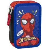 Spiderman Cerdà 2700001257, Weiches Federmäppchen, Polyester, Mehrfarbig, Abbildung, Reißverschluss,