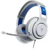 Turtle Beach Atlas 200 Wired Gaming Headset für PS5 and PS4 - offiziell lizenziert für PlayStation,Weiß, Kabelgebunden, 20 - 20000 Hz, Gaming, 280 g, Kopfhörer, Weiß