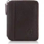 Brødrene Herrenleder Brieftasche mit Schutz RFID Ciudad brown