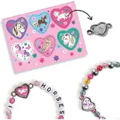 SES Creative Ich liebe Pferde - Schmuckstudio, Schmuck-Bastelset für Kinder, 5 Jahr(e), Mehrfarbig