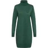 Saint tropez Midikleid SAINT TROPEZ "Damen Kleid U6801", Damen, Gr. S, N-Gr, grün (june bug melange), Obermaterial: 70% Viskose LENZING ECOVERO CV LenzEcov. 30% Polyester PES., Kleider Midikleid