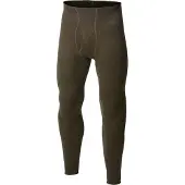Woolpower - Long Johns With Fly 200 - Merinounterwäsche Gr M grau/oliv