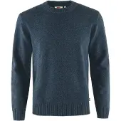 Fjällräven Pullover Ovik Round-neck Sweater Navy Herren-XS