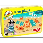 Haba 4 In 1 Strand-brettspiel