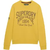 Superdry für Herren. M2014476A Coastal Relaxed Sweatshirt gelb (XXL), Lässig, Baumwolle
