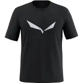 Salewa - Solidlogo Dry T-Shirt - Funktionsshirt Gr 48 - M schwarz