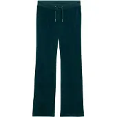 Superdry für Damen. W7011203A Jogger-Hose Velour Wide Leg grün (M), Lässig, Baumwolle