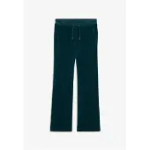 Superdry für Damen. W7011203A Jogger-Hose Velour Wide Leg grün (XL), Lässig, Baumwolle